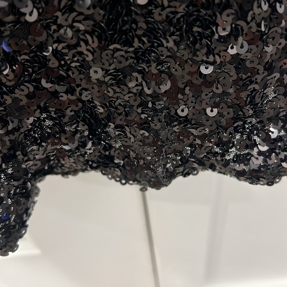 DRESS THE POPULATION Women's Vada Dress Size XS In Black - Picture 9 of 10